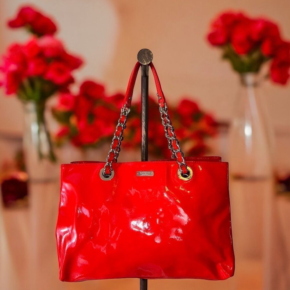 Kate Spade Red Patent Leather Tote